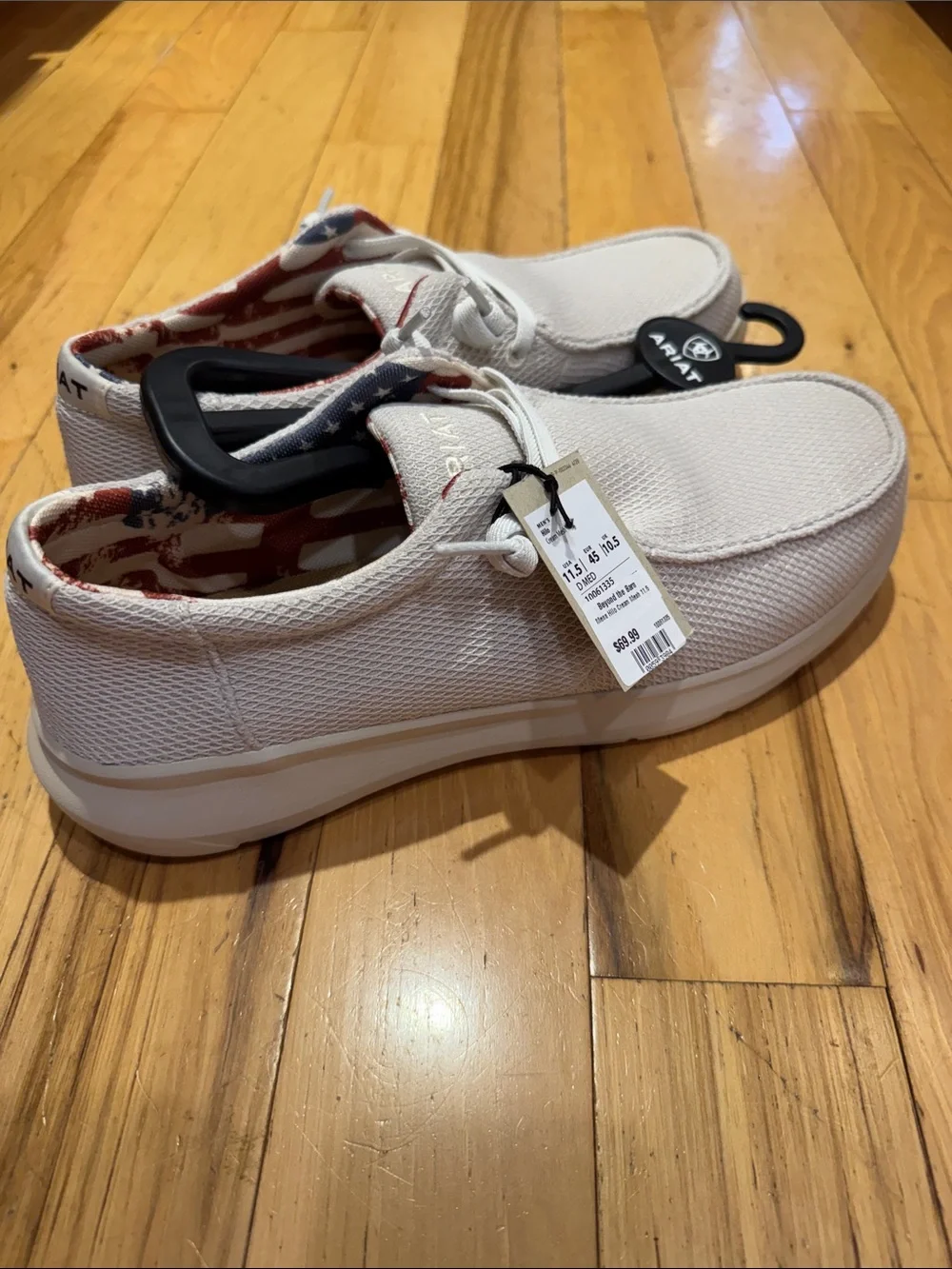 Hey Dude Men's Slip-On Loafers in Light Gray